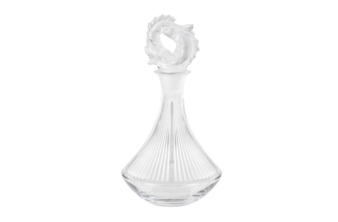 2 Poissons Decanter Lalique